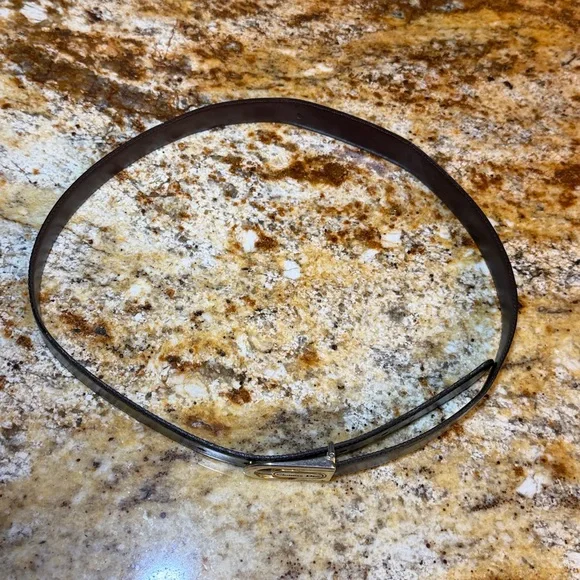 DIOR Vintage Reversible Belt Black Brown Leather - Picture 3 of 5